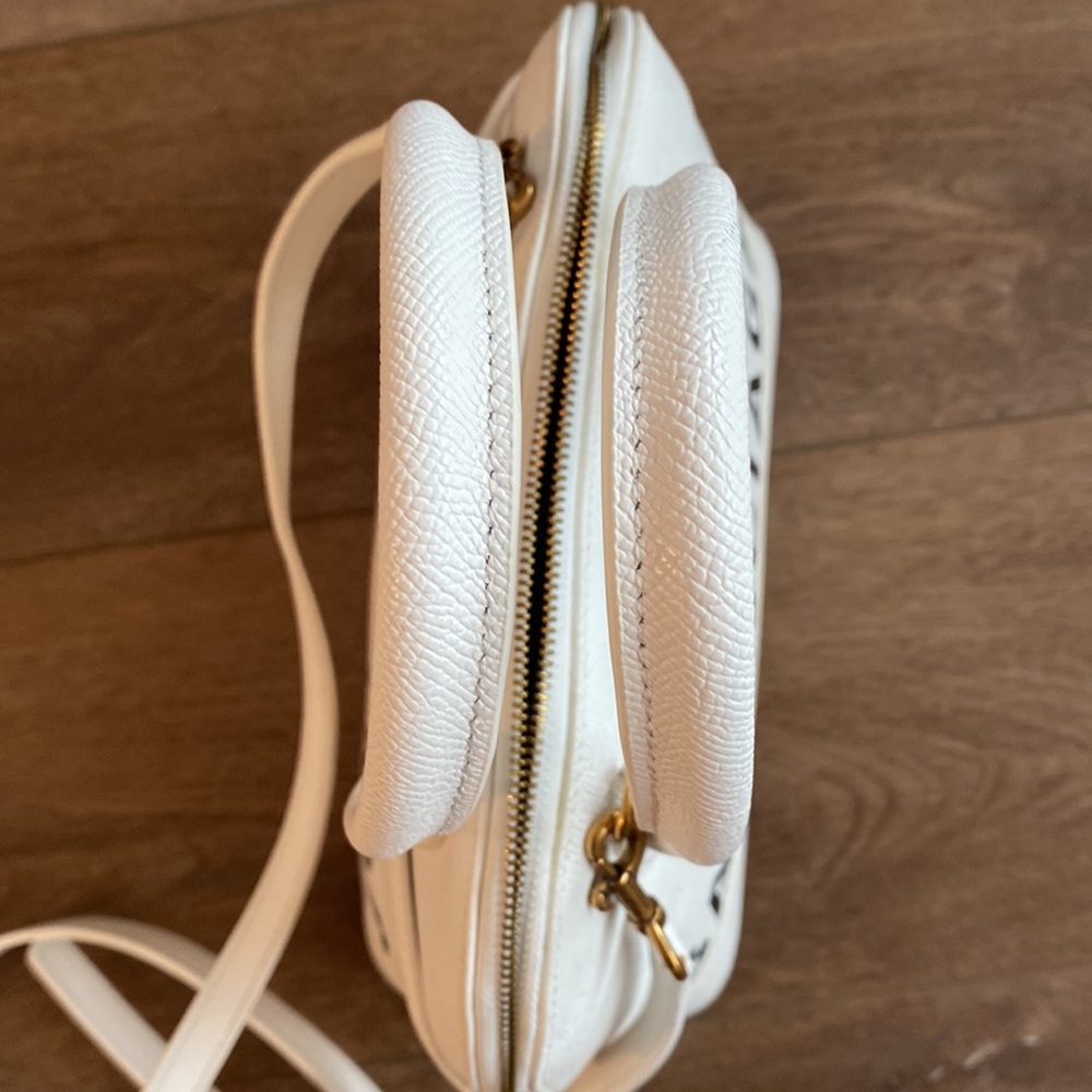 BALENCIAGA • White Leather Small Ville Bag - Picture 6 of 16